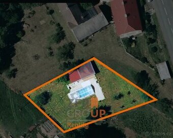 Prodej pozemku o rozloze 810 m2 s bazénem, Olešnice na Morav - 1