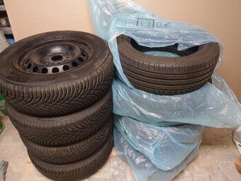 škoda octavia 3 pneu 195/65R15 + disky+letní pneu 205/55R16