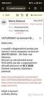 Bratři Ebenove - Žďár nad Sázavou 18.2.2026