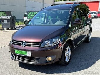 ► VW CADDY MAXI 2,0 TDI 4x4 - 7 MÍST, PARK. SENZORY, NAVI ◄
