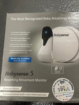 Monitor dechu Babysense se dvěma senzory