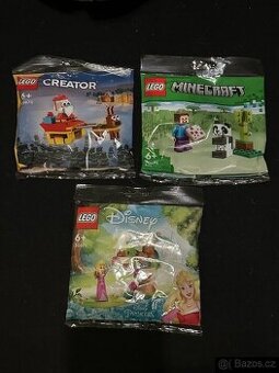 3x lego Minecraft, Disney, Creator nové neotvorené