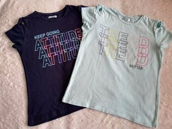 Bavlněná trika vel 134