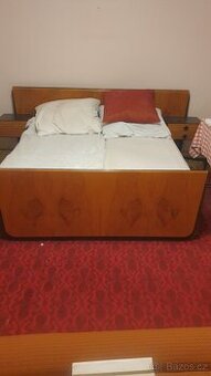 Manželská postel  v.č. nočních stolků