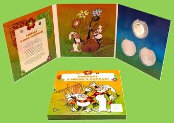 Třídílná limitovaná série mincí Pohádky z mechu a kapradí,Ag