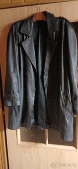 Kožený Pánský kabát vel.53,54