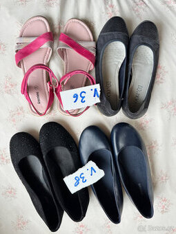 Dětské boty - balarínky, brusle, neoprénové do vody