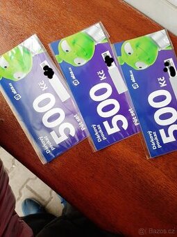 Poukazy Alza 3x 500kc