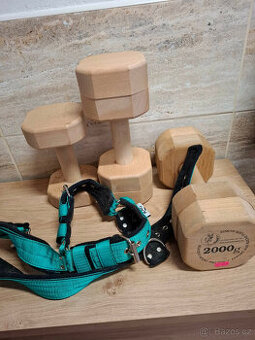 aportovací činky a obranářský postroj