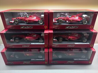6x F1 FERRARI F10 F150 F2012 MASSA  A  ALONSO HOTWHEELS 1:18
