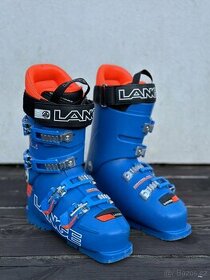 Závodní lyžařské boty Lange RS 110 Wide Modré velikost 25,5