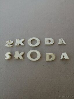Nápis Škoda