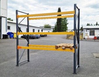 Paletové Regály bazar. Cena za 16m Nosnost 6750kg