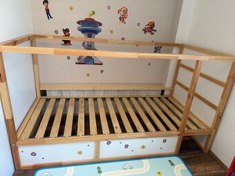 Dětská oboustranná postel KURA Ikea