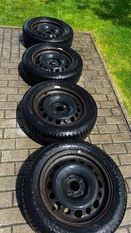 ❄️ TOP zimní kola Nokian 205/55 R16 na discích – jako NOVÉ❄️