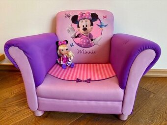 Křesílko Minnie mouse