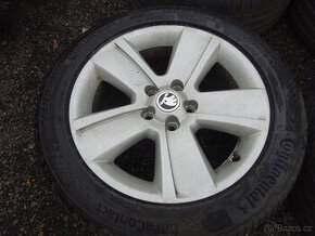 Alu kola Škoda Yeti 225/50/17 letní 6mm