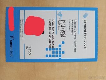 Vstupenka na Bernard fest