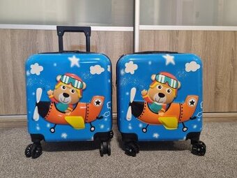 2x dětský kufřík 50x50x20 cm na kolečkách