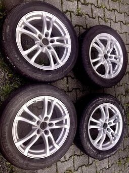 Alu kola Enzo 5x120 17” s pneu na výměnu