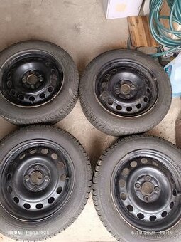Zimní pneumatiky 14r 185/60 + plechove kola