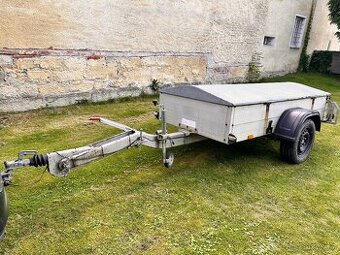 🚛 Přívěsný vozík Techau K3 1350 – čerstvá STK ✅ – německá k