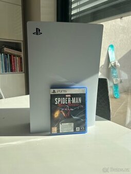 Ps5 mechanika + 2x dualsense a SM Miles Morales