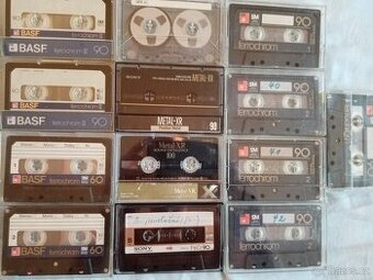 MC Metal(typIV), reel to reel,FeCr (typIII) a zabal.od 69 Kc