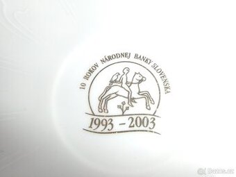Národná banka Slovenska - 10 let,šálek s podšálkem
