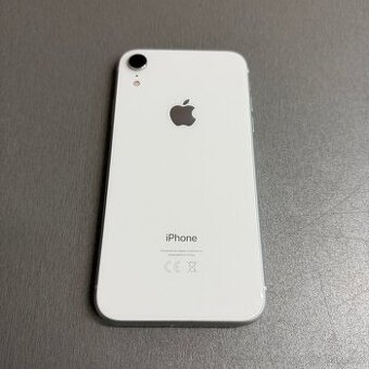 iPhone XR bílý, pěkný stav, 12 měsíců záruka