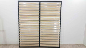 Kovový postelový rošt s lamelami 160x200 cm