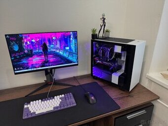 Herní PC + 144 Hz monitor – Full HD, GTX 1080 + i5-8600K