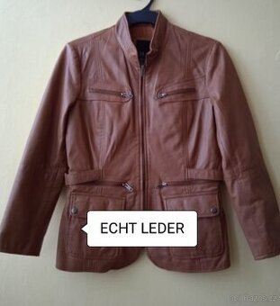 Kožená bunda, velikost 36