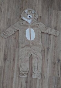 Chlupatý overal medvídek, velikost 86