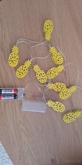 Světelný řetěz, girlanda ananas
