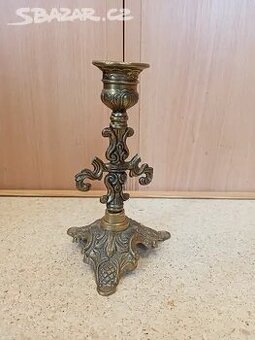 Mosazný svícen 15 cm