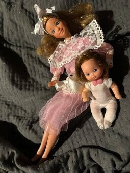 Retro barbie mattel s miminkem top stav 