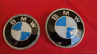 NOVÉ znaky BMW (kufr + kapota), 2 ks