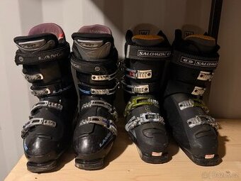 Prodám lyžáky Lange EU 41-42 a Salomon 40,5-41