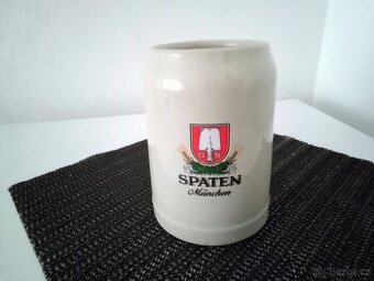 Keramický korbel - krýgl - půllitr