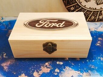 Dřevěná krabička Ford