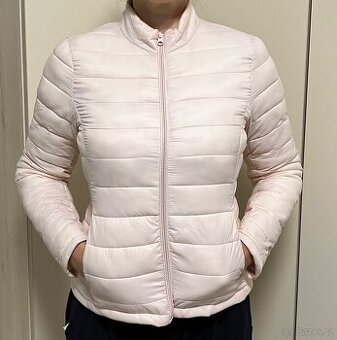 Zimní bunda sladce ruzova vel.S