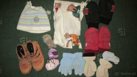 Balík oblečení na kluka 98-104 10 kusů + zimní boty  26