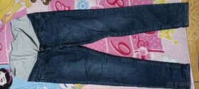 Těhotenské kalhoty džíny skinny vel.44 - 1