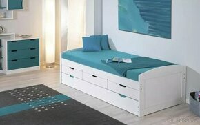 Multifunkční vyvýšená postel NOVÁ s matrací zdarma