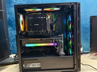 Herní 12 jádro  Ryzen 9 5900X, 64GB, RTX3080 10GB, 2TB SSD