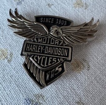 Odznak s orlicí Harley Davidson - 1