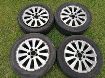 4ks ALU kola R16 rozteč 5x108 na VOLVO s letníma 205/55/16