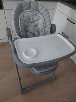 Dětská jídelní židlička Kinderkraft Lastree Grey