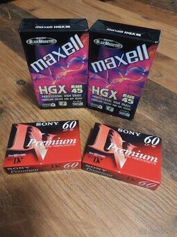 Sony mini dv/Maxell VHS C/kazetý - 1